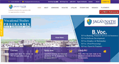 Desktop Screenshot of jagannathuniversity.org